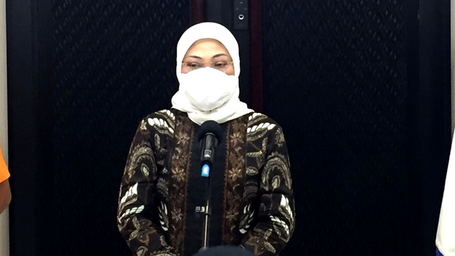 Konferensi pers Menaker Ida Fauziyah terkait JHT, Rabu (16/3/2022). Foto: Muhammad Darisman/kumparan