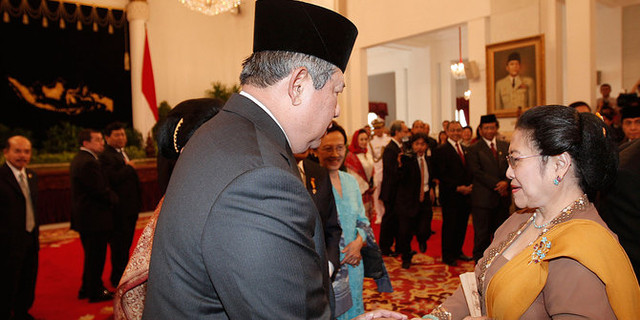 SBY dan Megawati. Foto: Rumgapres/Abror Rizki