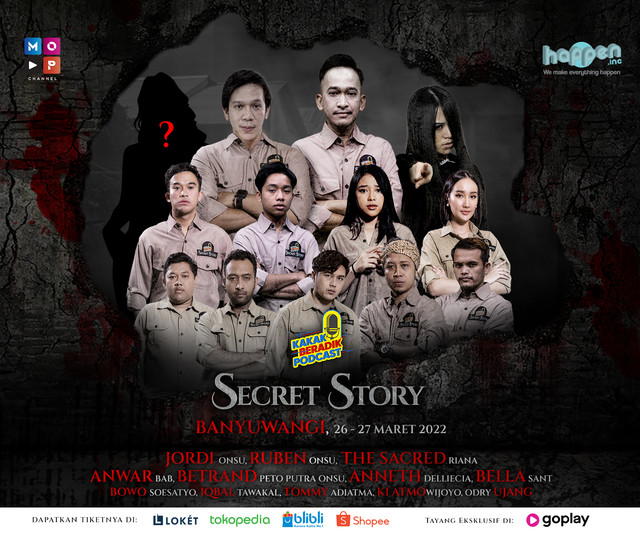 Poster Secret Story. Foto: Dok. MOP