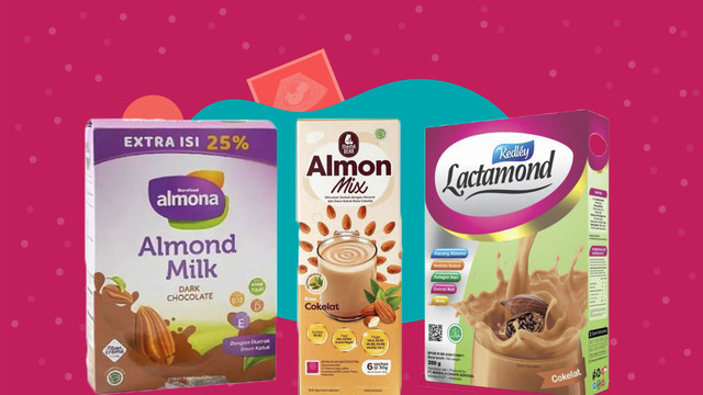 Review ASI Booster Susu Almond. Foto: Dok. Istimewa