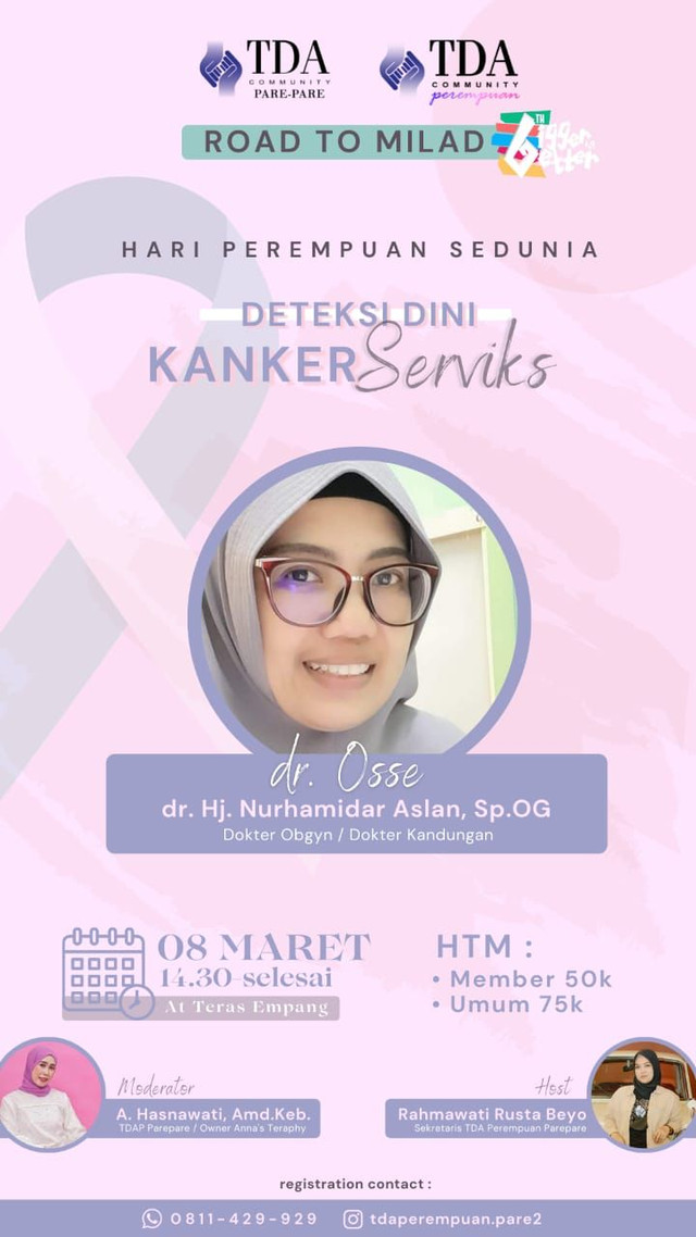 TDA Perempuan Parepare selenggarakan seminar kesehatan. dok