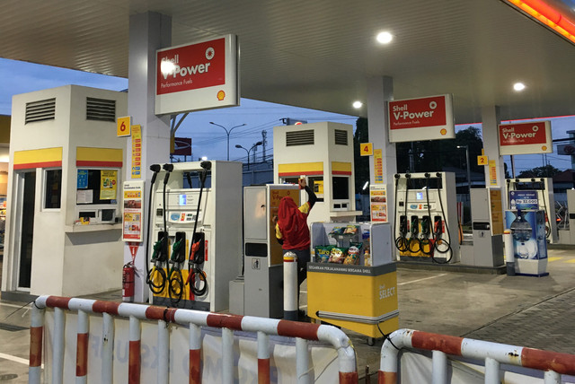 Ilustrasi SPBU Shell Foto: Sena Pratama/kumparan
