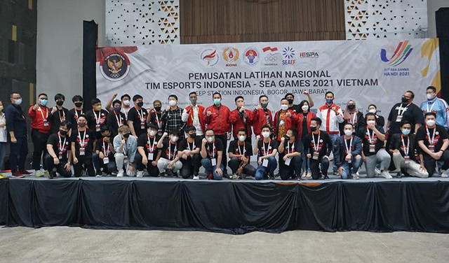 Pelatnas Mobile Legends Sea Games 2022. Foto: PBESI