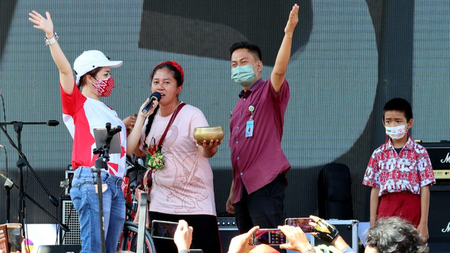 Rara Pawang Hujan di acara PDIP. Foto: Dok. Istimewa
