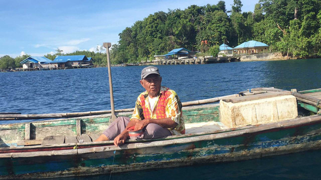Nazir, nelayan Teluk Dalam Simeulue, Aceh, penerima kapal Susi Pudjiastuti. Foto: Muhammad Darisman/kumparan
