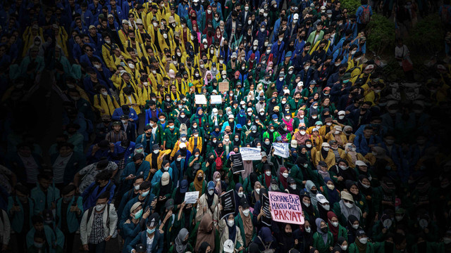 Cover Lipsus Demo BEM SI. Foto: Tim Kreatif kumparan