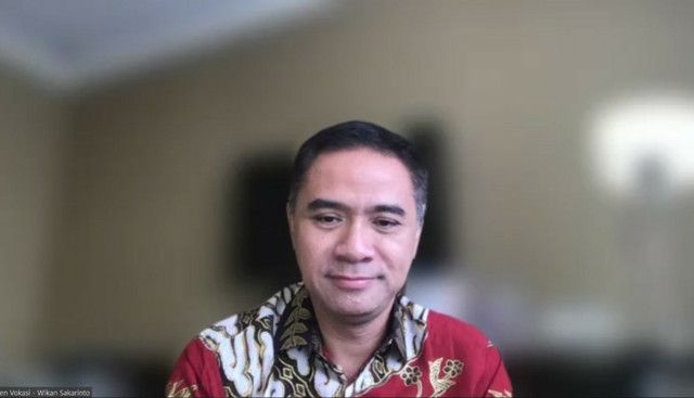 Dirjen Vokasi Kemendikbudristek RI, Wikan Sakarinto. Foto: tangkapan layar