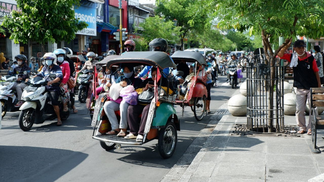 Suasana Malioboro, Kota Yogyakarta. Foto: Arfiansyah Panji Purnandaru/kumparan