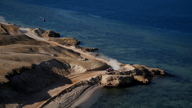 Ilustrasi kota Neom, Arab Saudi. Foto: Franck Fife/AFP