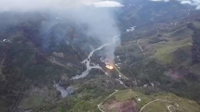 Sekolah satu atap SD-SMP di Distrik Hitadipa, Kabupaten Intan Jaya Papua. (Foto Humas Polda Papua) 