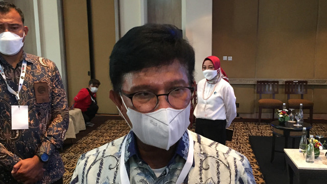 Menkominfo Johnny G. Plate di Hotel Grand Hyatt, Badung, Nusa Dua, Badung, Bali. Foto: Denita BR Matondang/kumparan