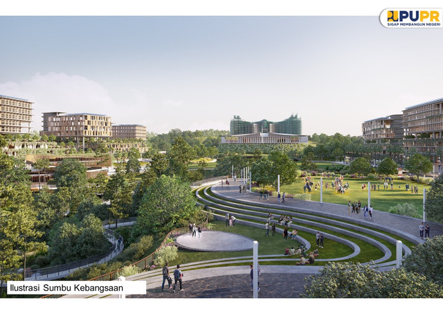 konsep desain IKN yang baru. Foto: Kementerian PUPR