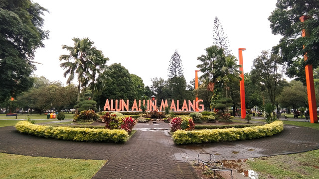 Alun-alun Kota Malang. Foto: Ulul Azmy