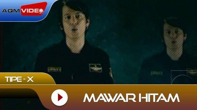 Ilustrasi tangkapan layar musik video Mawar Hitam oleh Tipe-X. Foto: YouTube/Aquarius Musikindo