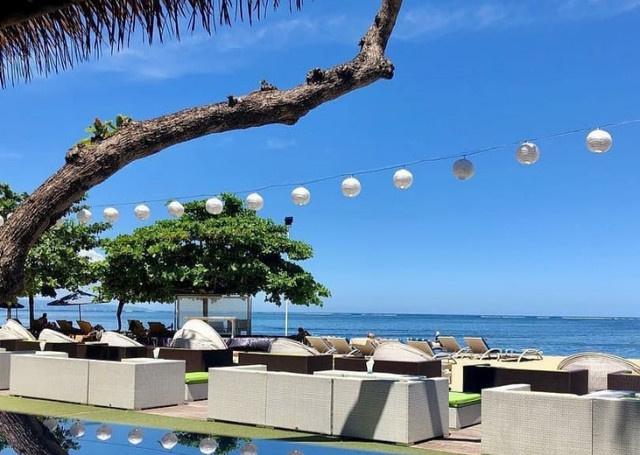 Ilustrasi cafe pinggir pantai di Bali Foto: Instagram/ @bamboobarsanur