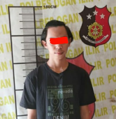 Remaja berinisial PA yang memukuli pacarnya di Ogan Ilir. (ist)