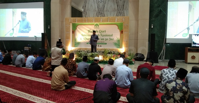 Pembukaan Halfah Qori Internasinal-Nasional dan Khotmil Qur’an 30 Juz Universitas Ahmad Dahlan (UAD) (Foto: Laela)