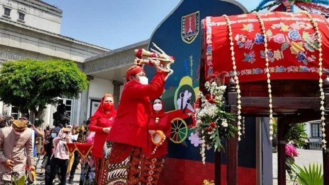 Pemkot Semarang gelar Dugderan, Kamis (31/3/2022).  Foto: Fadelia Fauziah Ramha/kumparan
