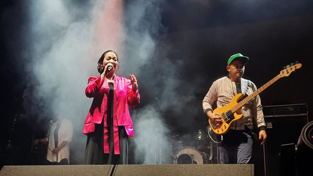 Ecoutez tampil di Ramadhan Jazz 2022 hari kedua. Foto: Alexander Vito/kumparan