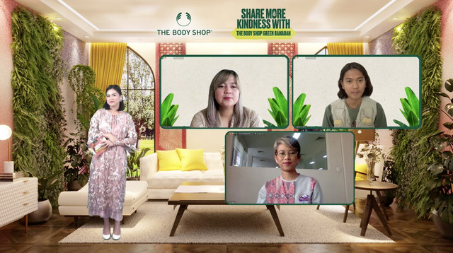 Kampanye saling berbagi bertajuk 'Share More Kindness with The Body Shop Green Ramadhan oleh The Body Shop. Foto: The Body Shop