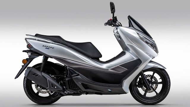 Haojue UHR150 motor matik yang rumornya menjadi basis Suzuki Burgman 150 generasi baru. Foto: Haojue.com