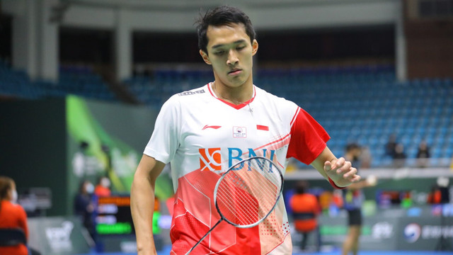 Jonatan Christie di Korea Open 2022. Foto: Dok PBSI