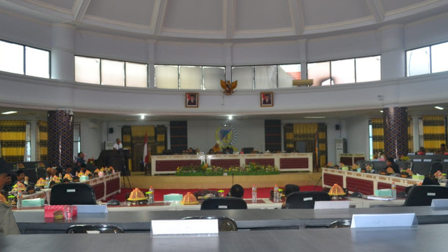 Rotasi Pimpinan di DPRD Donggala, Anak Bupati Digantikan Kader Perindo. Foto: Tim PaluPoso