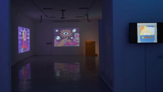 Salah satu ruang layar tampil proyektor. Foto: Dok. Istimewa