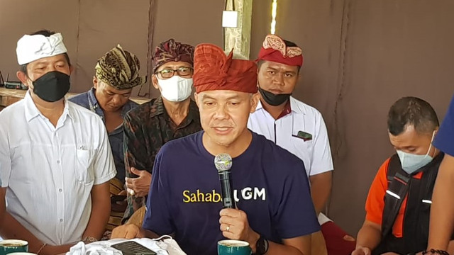 Gandjar Pranowo saat berada di Sanggar Kagama Bali - IST