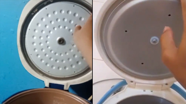 Fitur rice cooker yang belum banyak diketahui. (Foto: @dondong010/TikTok)