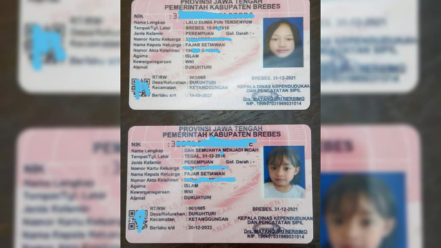 Kartu Identitas Anak (KIA) Lalu Dunia Pun Tersenyum & Dan Semuanya Menjadi Indah