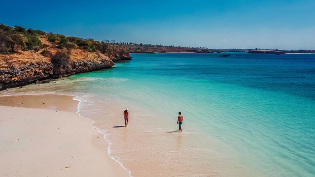 Ilustrasi Pantai Pink, Lombok. Foto: Christopher Moswitzer/Getty Images