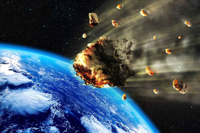 Ilustrasi asteroid. Foto: Oliver Denker/Shutterstock