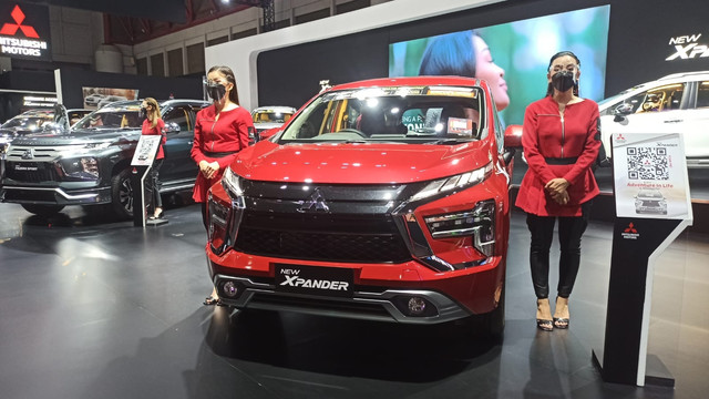 Mitsubishi Xpander di IIMS Hybrid 2022. Foto: Muhammad Ikbal/kumparan