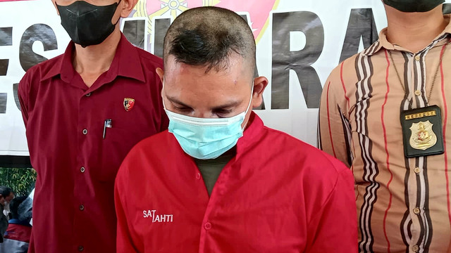 SY, pelaku pemerkosa anak kandung di Muara Enim. (ist)