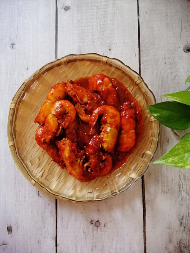 Ilustrasi udang saus tiram. Foto: Shutterstock