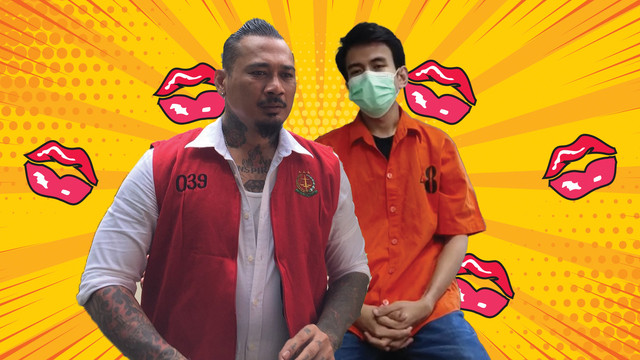 foto kolase Jerinx SID dan Adam Deni Foto: Dok. Istimewa
