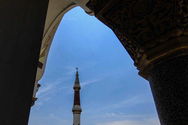 Ilustrasi pengeras suara di Masjid Raya Sumatera Barat. Foto: Ahmad/Langkan/Kumparan