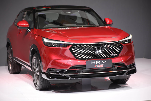 Honda HR-V RS di pameran Indonesia International Motor Show (IIMS) Hybrid 2022 di JIExpo Kemayoran, Jakarta, Kamis (31/3). Foto: Aditia Noviansyah/kumparan