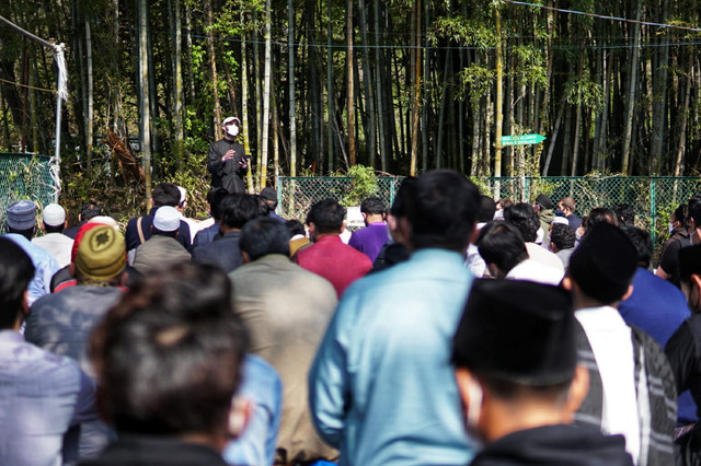 Jemaah Salat Id di Masjid Sendai, Jepang. Foto: Ahmad Ariska/acehkini 