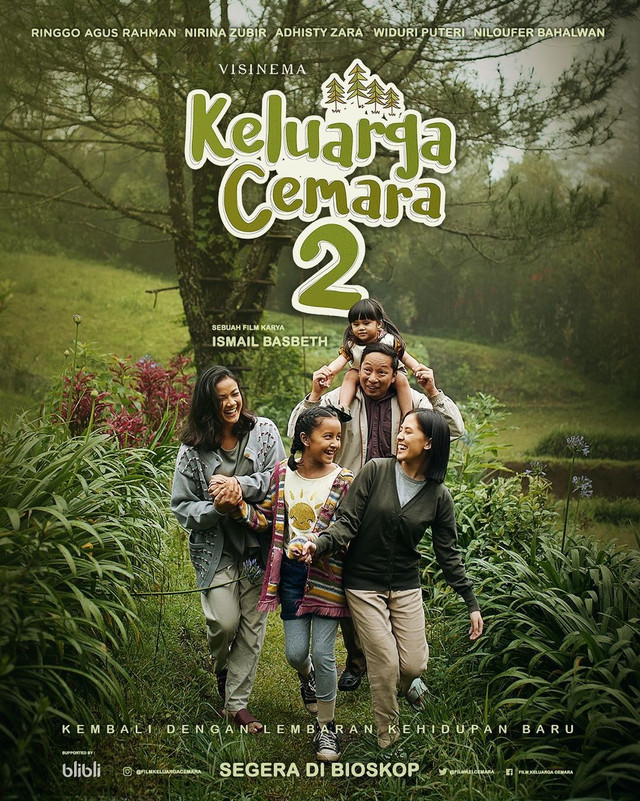 Poster film keluarga Cemara 2. Foto: Instagram/@filmkeluargacemara