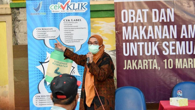 Ilustrasi Edukasi Obat dan Makanan Aman dalam rangka Pengawasan Obat dan Makanan oleh Masyarakat (dok: Badan POM)
