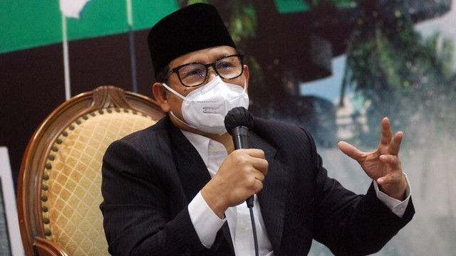 Konpers Cak Imin usul NU-Muhamadiyah raih nobel perdamaian 2022-2023 di Gedung DPR RI, Rabu (16/1). Foto: DPR