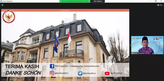 Forum Indramayu Studi (FIS) kembali menggelar Webinar Internasional "Ramadhan di Negeri Jerman"dengan menyapa diaspora asal Indramayu yang berada di Jerman. (Istimewa)