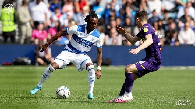 Derby County melawan Queens Park Rangers. Foto: Twitter/@QPR