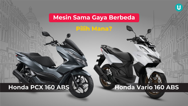 Komparasi motor skutik Honda PCX 160 vs Honda Vario 160. Foto: Keke Quemas/kumparan