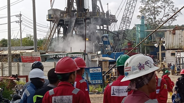 Lokasi pipa gas Pembangkit Listrik Tenaga Panas Bumi (PLTP) milik PT SMGP di Kabupaten Mandailing Natal, Sumut. Foto: Polda Sumut