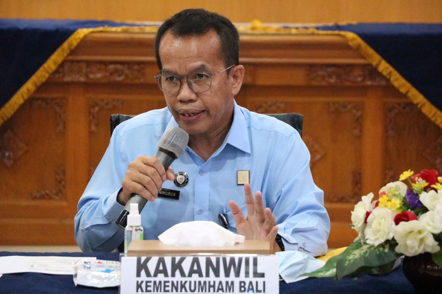 Kepala Kanwil Kemenkumham Bali Jamaruli Manihuruk