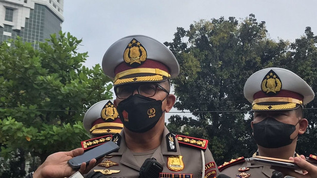 Dirlantas Polda Metro Jaya Kombes Pol Sambodo Purnomo Yudo di Kawasan Monumen Nasional (Monas), Jakarta, Senin (11/4/2022).
 Foto: Hedi/kumparan