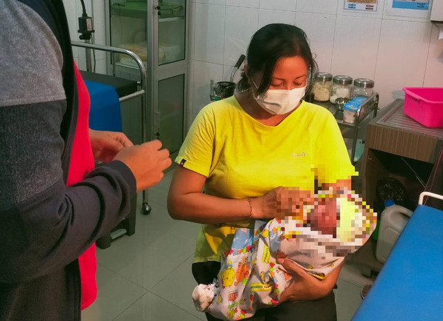 Bayi yang ditemukan dalam keadaan hidup saat ini masih menjalani perawatan - IST